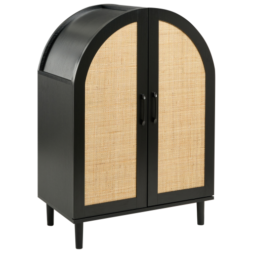 Beliani Shoe Storage Cabinet BICHENO Black