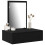 VidaXL vidaXL Dressing Table Black 60 x 40 x 70 cm Engineered Wood 3