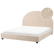 Waterbed Boucle VAUCLUSE 140 x 200 cm (EU Double) Beige