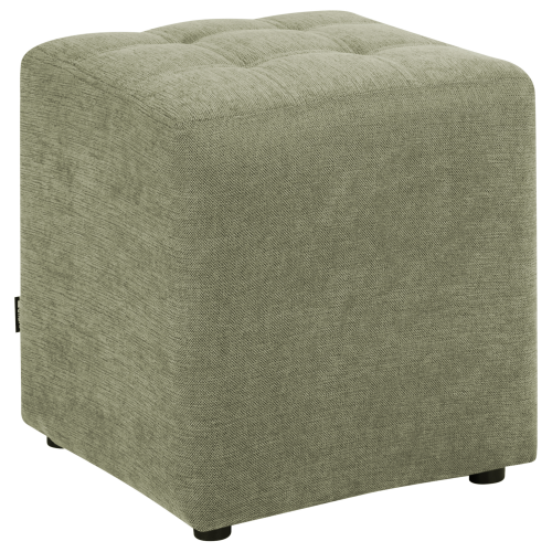 Beliani Pouffe KANSAS Fabric Green