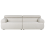 Beliani Sofa 3 Seater HOVDEN Fabric Off-White 1