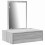 VidaXL vidaXL Dressing Table with Drawer Grey 60 x 40 x 70 cm Engineered Wood 2