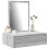 VidaXL vidaXL Dressing Table with Drawer Grey 60 x 40 x 70 cm Engineered Wood 3