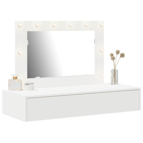 VidaXL vidaXL Dressing Table White 100 x 40 x 70 cm Engineered Wood 2