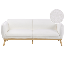 Sofa 3 Seater LJUNG Boucle White