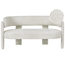 Sofa 2 Seater BUREA Chenille Off-White