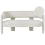 Beliani Sofa 2 Seater BUREA Chenille Off-White 1