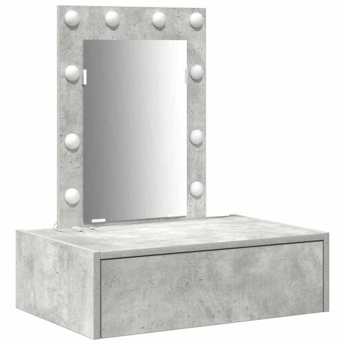 VidaXL vidaXL Dressing Table with Drawer Grey 60 x 40 x 70 cm Engineered Wood 1