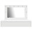 VidaXL vidaXL Dressing Table White 100 x 40 x 70 cm Engineered Wood 5