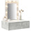VidaXL vidaXL Dressing Table with Drawer Grey 60 x 40 x 70 cm Engineered Wood 3