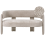 Beliani Sofa 2 Seater BUREA Chenille Light Beige 1