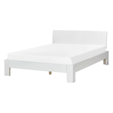 Bed Pine Wood ROYAN 140 x 200 cm (EU Double) White