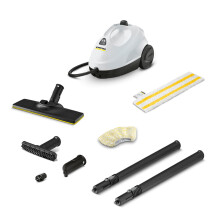 Kärcher Steam Cleaner SC 2 EasyFix, Steam pressure: 3.2bar, Heating time: 6.5min., Output: 1500 W, Cleaning performance: 75m², Tank: 1L, with EasyFi