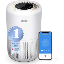 Levoit Smart HEPA Air Purifier for Allergies & Pets, 64m² Bedroom Home Coverage, Alexa & App, Ultra-Quiet Sleep Mode, Timer, Night Light, Removes 99.