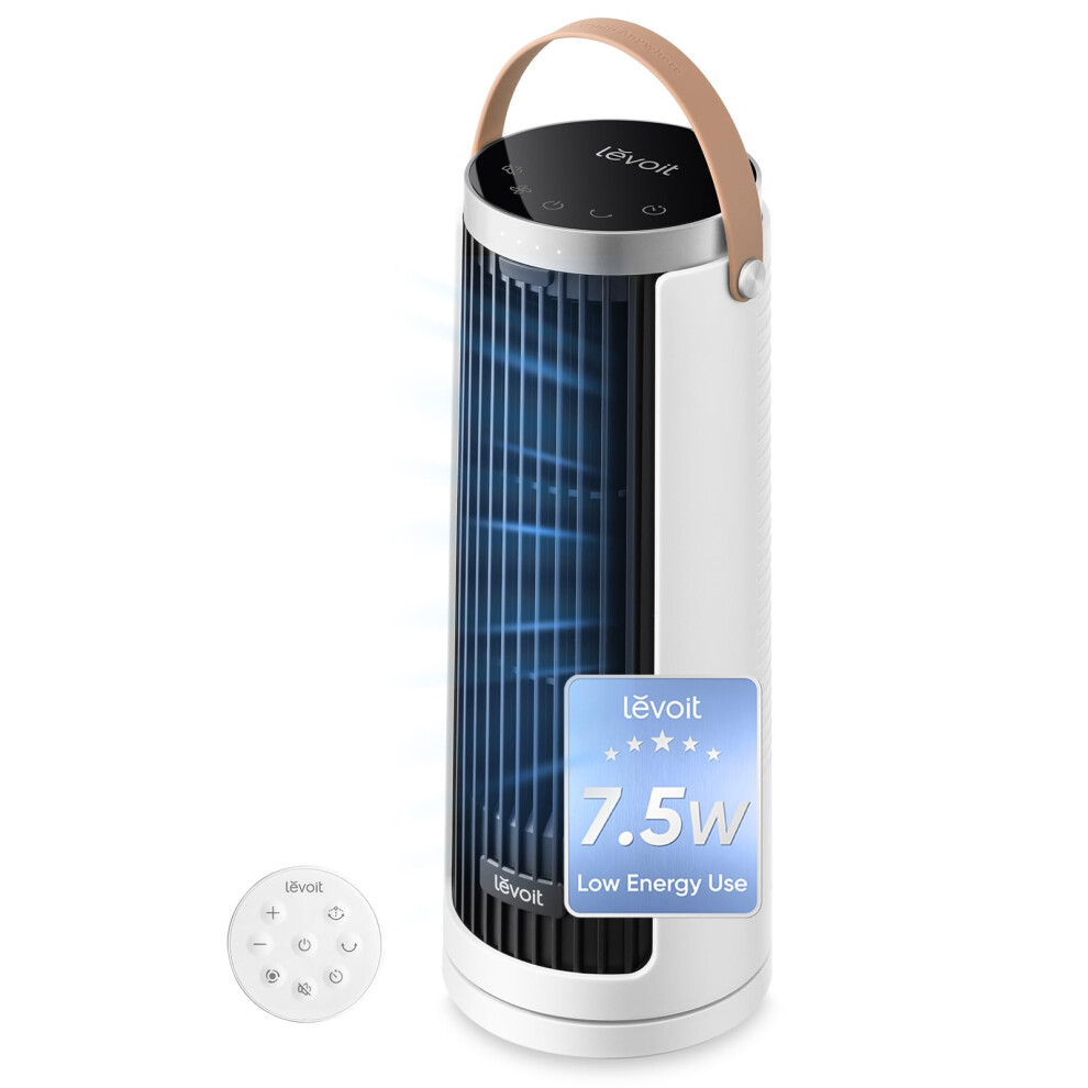Photos - Fan Levoit Tower  for Bedroom, 20dB Ultra Quiet, 2.5W-7.5W Low Power Consumption, 