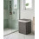 Beliani Laundry Basket with Lid MUCUBAJI Fabric Grey 83 L 2