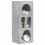 VidaXL vidaXL Sideboard Concrete Grey 40 x 35 x 100.5 cm Engineered Wood 3