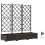 VidaXL vidaXL Garden Planter 3 pcs Brown Plastic 2