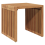 VidaXL vidaXL Garden Side Table Brown 45 x 42.5 x 45 cm Solid Teak Wood 2