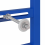 VidaXL vidaXL Bathroom Wall Support Height Adjustable Blue 50 x 3 x 112 cm 5