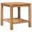 VidaXL vidaXL Coffee Table with Storage Brown 45 x 45 x 45 cm Solid Teak Wood 2