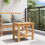 VidaXL vidaXL Coffee Table with Storage Brown 50 x 35 x 45 cm Solid Teak Wood 4