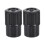2Pcs Black Plastic Tenor Saxophone Plug Durable Sax Stopper Accessory 1