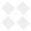 80Sheets White Artificial Silk Hemp Flower Wrapping Paper Waterproof 1