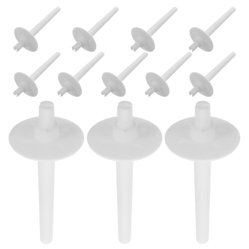 12Pcs White Sewing Machine Spool Pin Replacements for Secure Threading