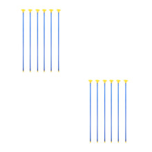 12Pcs Blue Plastic Suction Cup Arrows for Kids Bow Durable Toy Arrows
