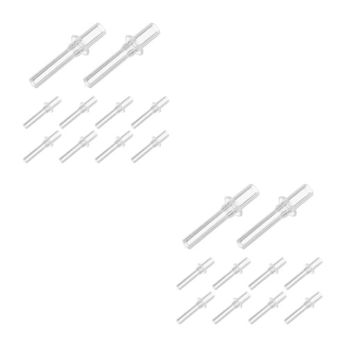 20Pcs Clear Liquid Silicone Drinking Nozzle Tips for Children's Cups