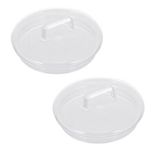 Lids For Mason Jars Glass Clear For Food Storage 2pack