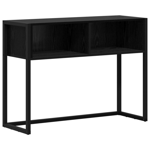 VidaXL vidaXL End Table Black Oak 100 x 36 x 75 cm Engineered Wood 1