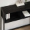 VidaXL vidaXL End Table Black Oak 100 x 36 x 75 cm Engineered Wood 4