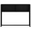 VidaXL vidaXL End Table Black Oak 100 x 36 x 75 cm Engineered Wood 5
