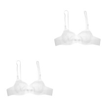 2Pcs Women Invisible Bra Transparent Push Up Disposable Lightweight
