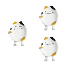 3Pcs Creative Yellow Pot Lid Holder Kitchen Accessories