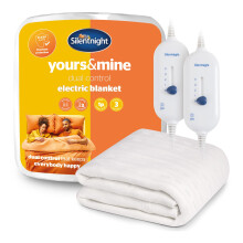 Silentnight Dual Control Electric Blanket King Size - Heated Electric Underblank