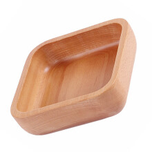Worgeous  Eco-Friendly Square Bowl Solid Wood Salad Serving Bowls Big