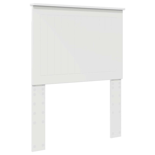 VidaXL vidaXL Headboard with Headboard White 75 cm Engineered wood 1