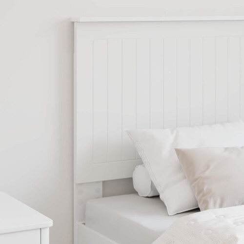 VidaXL vidaXL Headboard with Headboard White 75 cm Engineered wood 2