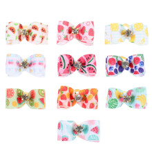 30Pcs Pet Hair Bows Elastic Rubber Bands Assorted Colors for Grooming