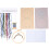1Set Embroidered Coin Wallet DIY Kit Durable Fabric Pouch Assorted 1