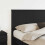 VidaXL vidaXL Headboard with Headboard Black Oak 160 cm Engineered wood 3