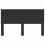 VidaXL vidaXL Headboard with Headboard Black Oak 160 cm Engineered wood 4