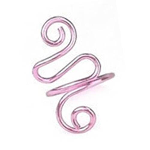 Alloy Crochet Loop Adjustable Finger Ring 2