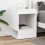 VidaXL vidaXL End Table White 40 x 40 x 56 cm Engineered Wood 4