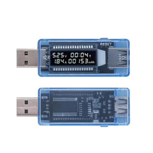 Multifunctionele USB-batterijcapaciteitstester met hoge 1