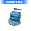 Imitation Pearls Hollowed Finger Ring Resin Open Ring-Orange 4