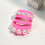 Imitation Pearls Hollowed Finger Ring Resin Open Ring-Orange 5